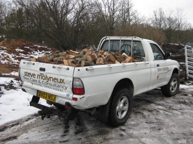 Logs and Mulch for sale - Steve Molyneux Tree Care Kent and East Sussex